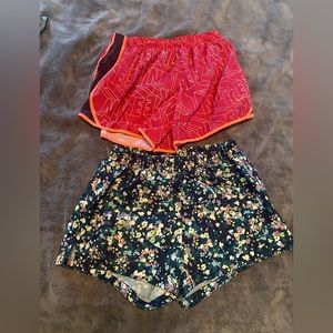 2 pairs youth athletic shorts